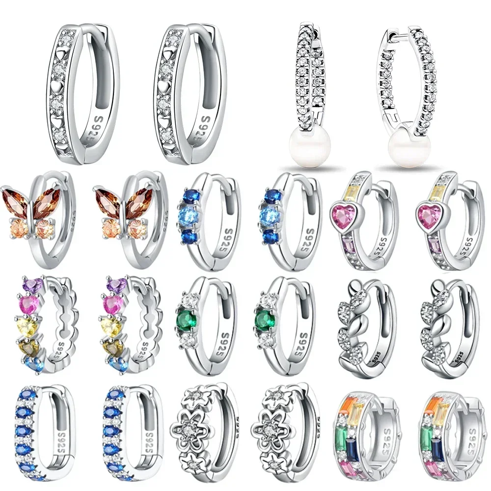 Sterling Silver 925 Original Zirconia Sparkling Love Shape Hoop Earrings High Quality Women's Fine Jewelry Gift
Sterling Silver 925 Original Zirconia Sparkling Love Shape Hoop Earrings High Quality Women's Fine Jewelry Gift