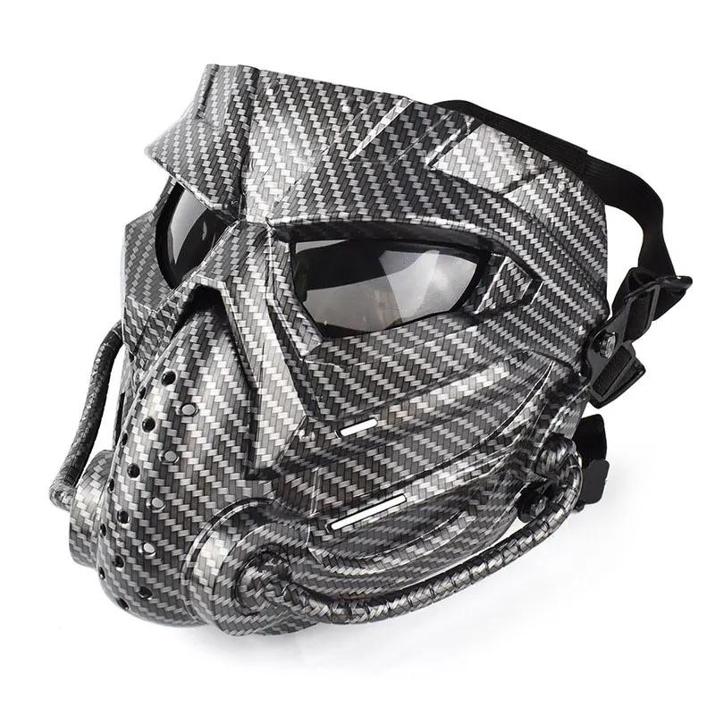 Carbon Fiber Full Face Tactical Mask Airsoft Paintball Military Fan Field Equipment Outdoor Game Cosplay Mask Riding QG257S
Carbon Fiber Full Face Tactical Mask Airsoft Paintball Military Fan Field Equipment Outdoor Game Cosplay Mask Riding QG257S