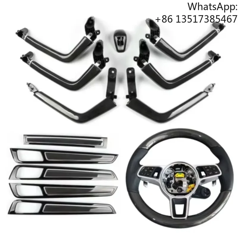 For Porsche Cayenne 9Y0 Upgraded Carbon Fiber Interior Kit Carbon Fiber Steering Wheel, Suitable for 18-23 Cayenne Models
For Porsche Cayenne 9Y0 Upgraded Carbon Fiber Interior Kit Carbon Fiber Steering Wheel, Suitable for 18-23 Cayenne Models