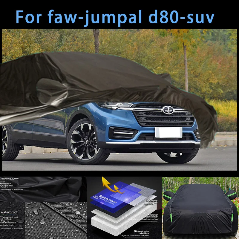 Для faw-jumpal d80-suv наружная защита, полные автомобильные Чехлы, снежный чехол, Солнцезащитный водонепроницаемый пыленепроницаемый внешний автомобильный аксессуар
Для faw-jumpal d80-suv наружная защита, полные автомобильные Чехлы, снежный чехол, Солнцезащитный водонепроницаемый пыленепроницаемый внешний автомобильный аксессуар