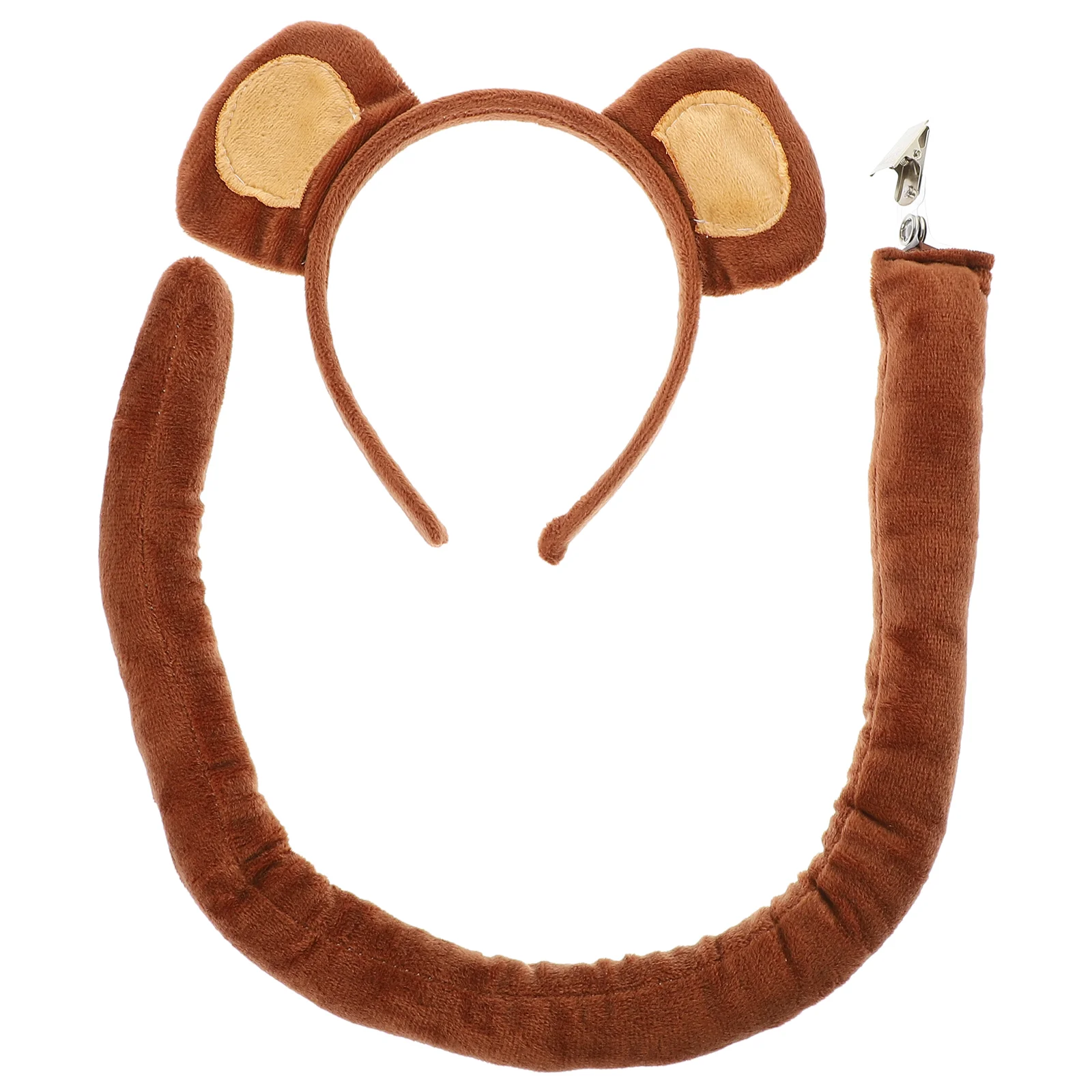 Head Monkey Headband Set Accessories Animal Decoration Children's Performance Dress up Tail Detachable (clip Version) Ear
Head Monkey Headband Set Accessories Animal Decoration Children's Performance Dress up Tail Detachable (clip Version) Ear