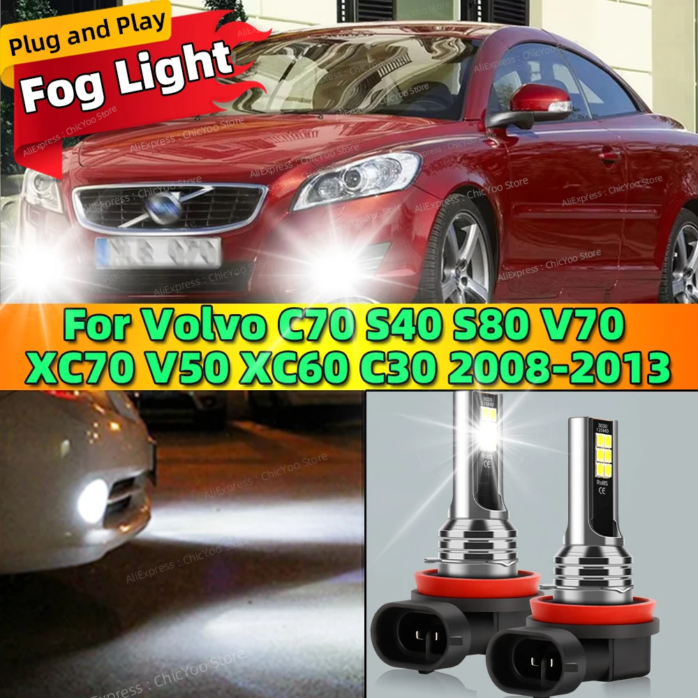 2Pcs 6000K Front Fog Light LED Bulb Car Lamp Canbus For Volvo C70 S40 S80 V70 XC70 V50 XC60 C30 2008 2009 2010 2011 2012 2013
2Pcs 6000K Front Fog Light LED Bulb Car Lamp Canbus For Volvo C70 S40 S80 V70 XC70 V50 XC60 C30 2008 2009 2010 2011 2012 2013