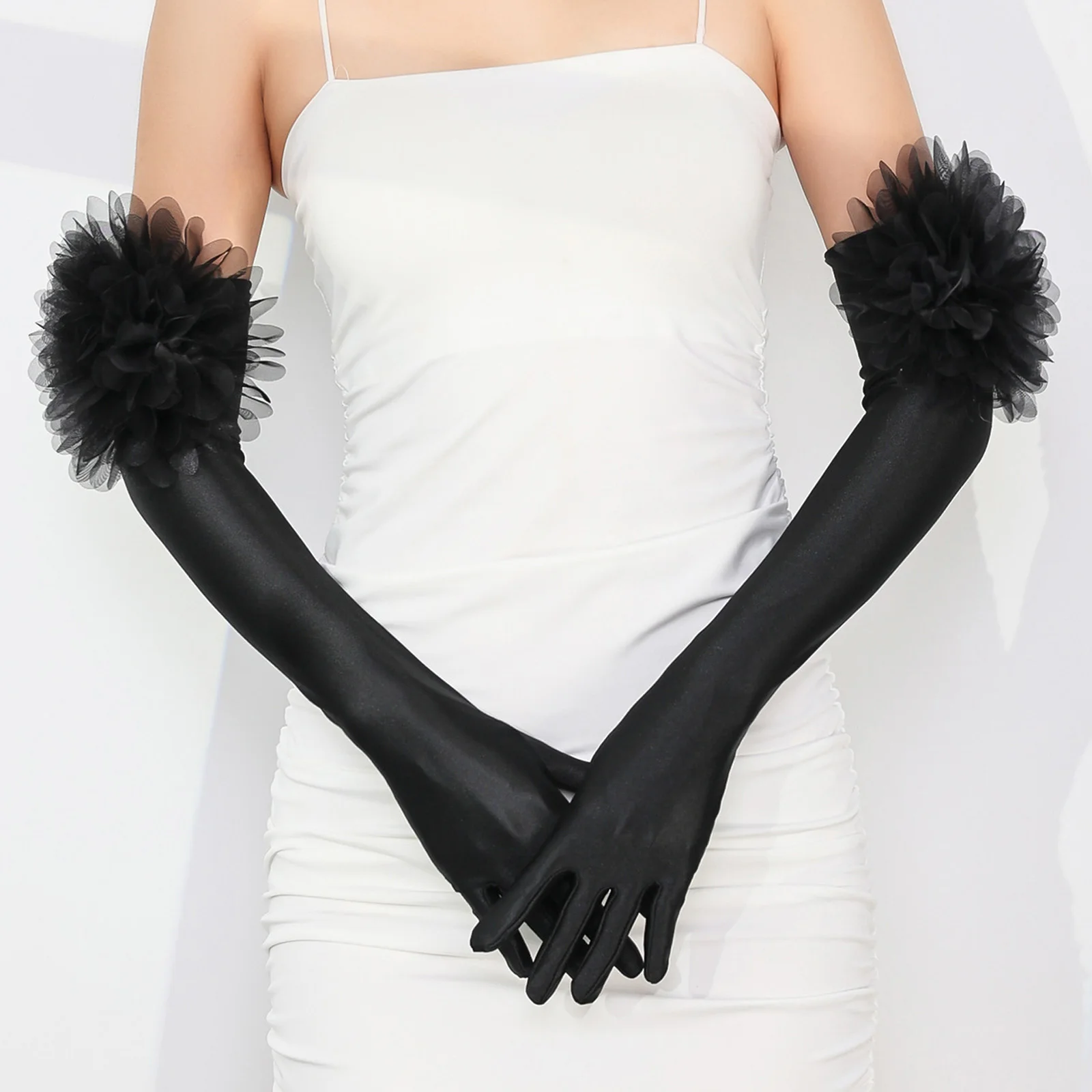 1 Pair Women Above Elbow Long Gloves Dance Performance Gloves Dress Up Accessories for Stage Performance
1 Pair Women Above Elbow Long Gloves Dance Performance Gloves Dress Up Accessories for Stage Performance