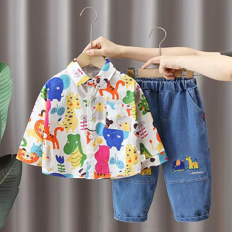 Baby Boys Clothes Suit Spring Autumn Outfit Sets Baby Boys Shirts+ Pants Sets 2 pcs Children's Set 2 To 5 years 2024 New
Baby Boys Clothes Suit Spring Autumn Outfit Sets Baby Boys Shirts+ Pants Sets 2 pcs Children's Set 2 To 5 years 2024 New