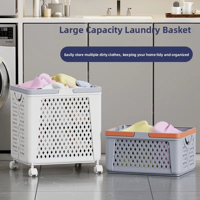 Large Capacity Laundry Hamper for Home Use Bathroom Clothes Storage Basket Dirty Clothes Basket Foldable Net Type
Large Capacity Laundry Hamper for Home Use Bathroom Clothes Storage Basket Dirty Clothes Basket Foldable Net Type
