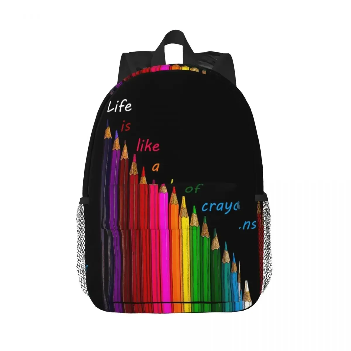 Coloured Pencils Arranged In A Slope. Life Is Like A Box Of Crayons Backpacks Boys Girls Bookbag Fashion Children School Bags
Coloured Pencils Arranged In A Slope. Life Is Like A Box Of Crayons Backpacks Boys Girls Bookbag Fashion Children School Bags