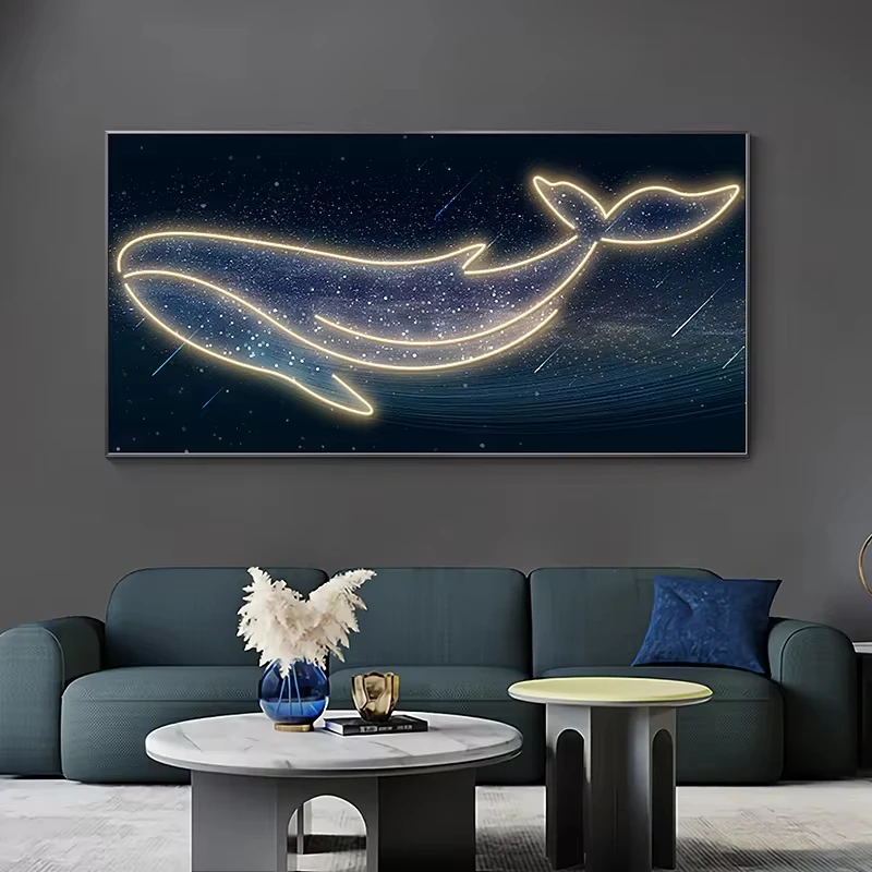 Modern Living Room Creative Art Decorative Mural Lamp Light Luxury Whale Painting Led Wall Lamp Bedroom Bedside Painting Lamp
Modern Living Room Creative Art Decorative Mural Lamp Light Luxury Whale Painting Led Wall Lamp Bedroom Bedside Painting Lamp