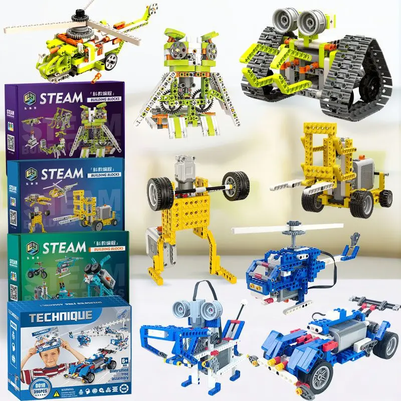 STEM Technical Parts Robotics Building Blocks Kit MOC Programmable Kids Educational Students DIY Bricks Power Learning Toys Gift
STEM Technical Parts Robotics Building Blocks Kit MOC Programmable Kids Educational Students DIY Bricks Power Learning Toys Gift