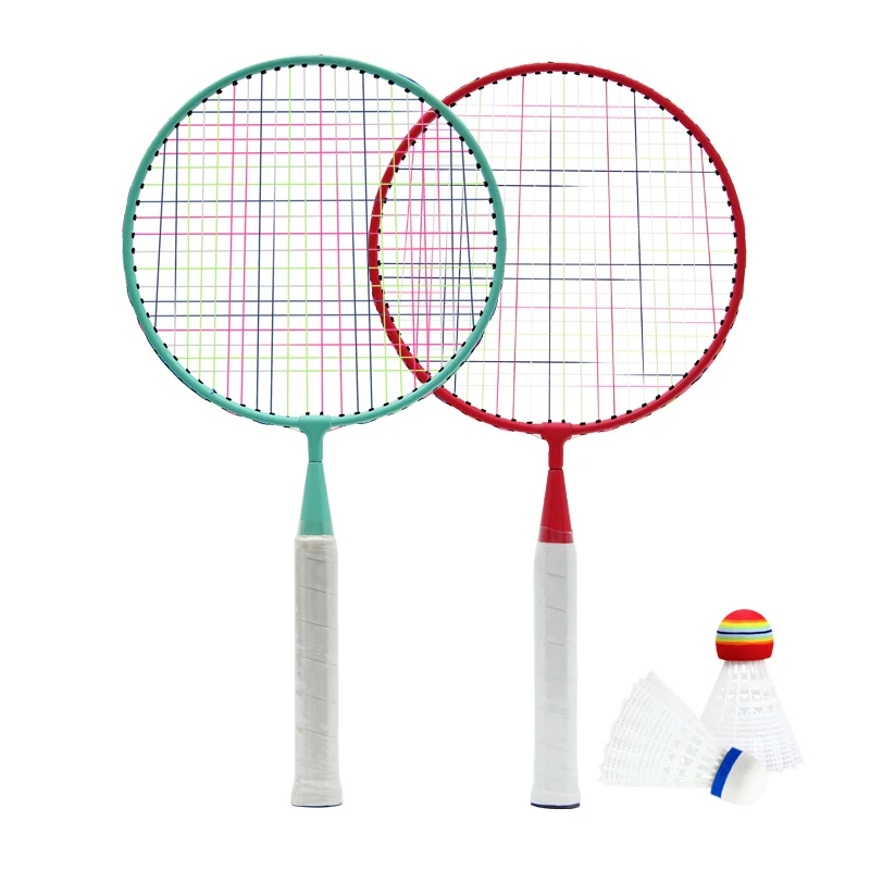 Customize High Quality Lightweight Eco-Friendly Training Iron Steel Frame Kids Playtime Children's Kids Badminton Rackets Set
Customize High Quality Lightweight Eco-Friendly Training Iron Steel Frame Kids Playtime Children's Kids Badminton Rackets Set