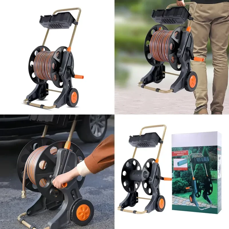 Light-Duty Hose Reel Garden Cart
Light-Duty Hose Reel Garden Cart