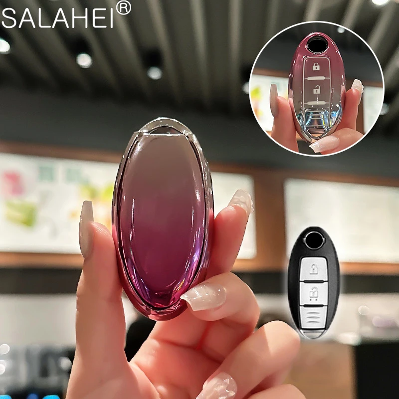 TPU Car Remote Key Case Cover Shell Fob For Nissan Qashqai Juke J10 J11 X-Trail T32 T31 Kicks Tiida Pathfinder Murano Versa Note
TPU Car Remote Key Case Cover Shell Fob For Nissan Qashqai Juke J10 J11 X-Trail T32 T31 Kicks Tiida Pathfinder Murano Versa Note