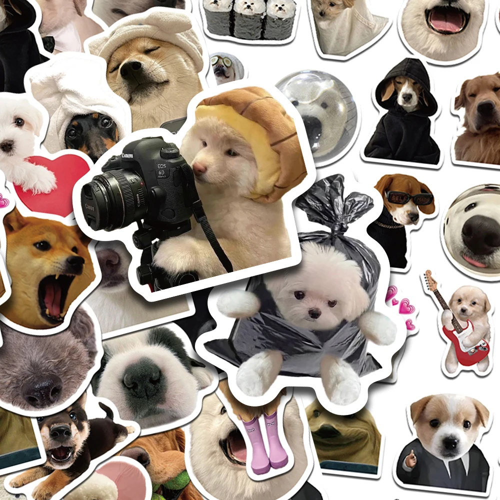 50pcs Cartoon Cute Dogs Stickers Decals For Phone Suitcase Skateboard Notebook Guitar DIY Waterproof Stickers Creative Gifts
50pcs Cartoon Cute Dogs Stickers Decals For Phone Suitcase Skateboard Notebook Guitar DIY Waterproof Stickers Creative Gifts