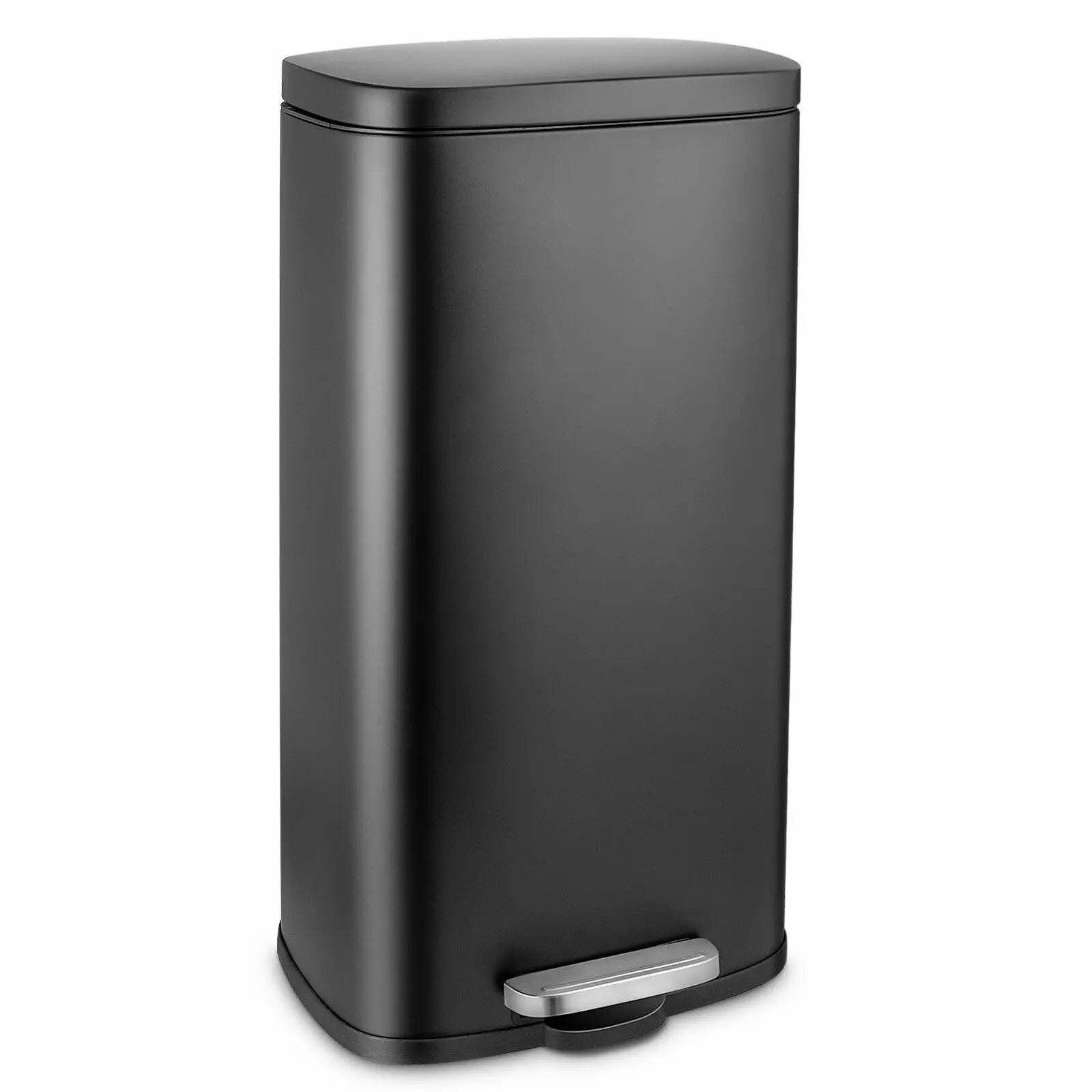30L Step on Trash Can Stainless Steel Garbage Bin Home Kitchen W/ Silent Lid for Trash Can Kitchen Garbage Bin
30L Step on Trash Can Stainless Steel Garbage Bin Home Kitchen W/ Silent Lid for Trash Can Kitchen Garbage Bin