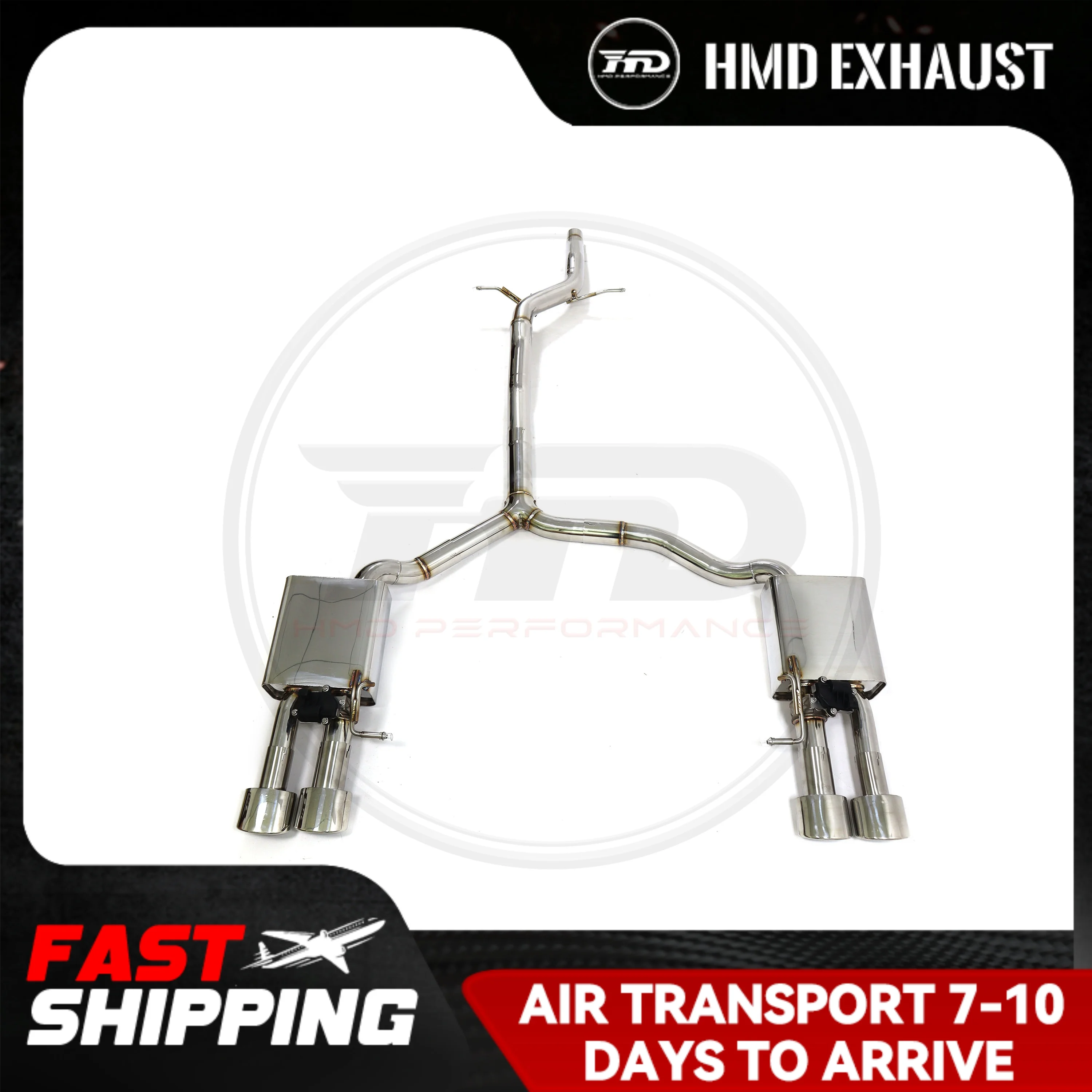 HMD Stainless Steel Exhaust System Performance Catback Is Suitable For Audi A4 A5 B8 Car Electronic Valve High Performance
HMD Stainless Steel Exhaust System Performance Catback Is Suitable For Audi A4 A5 B8 Car Electronic Valve High Performance