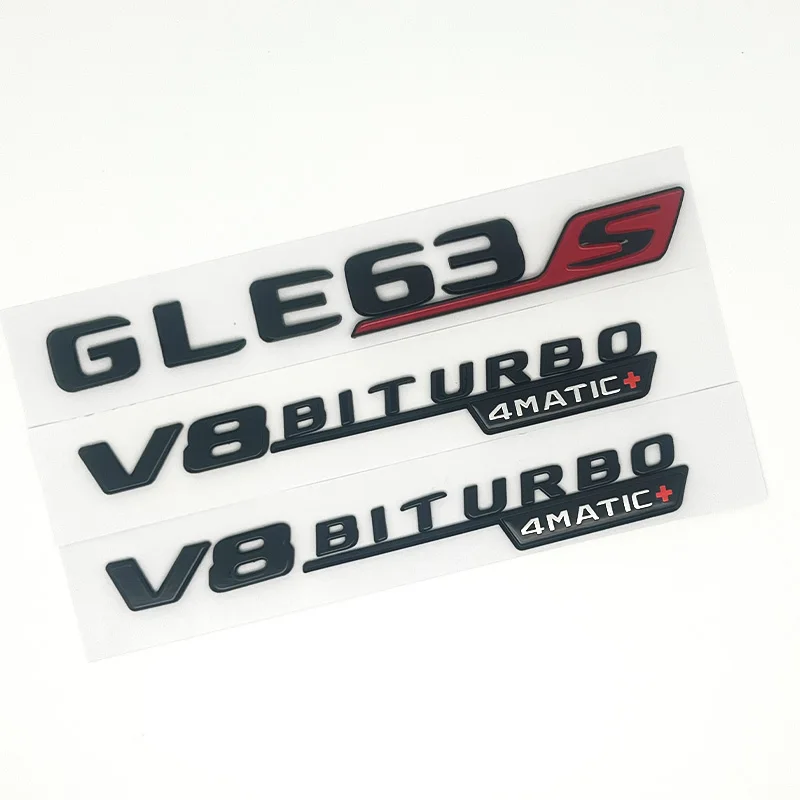 3D ABS Glossy Black GLE63S Badge Emblem Car Fender Decal V8 BITURBO 4MATIC Logo Silver For Mercedes AMG GLE W167 Accessories
3D ABS Glossy Black GLE63S Badge Emblem Car Fender Decal V8 BITURBO 4MATIC Logo Silver For Mercedes AMG GLE W167 Accessories