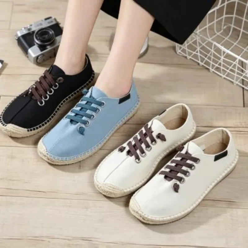 Hemp Fisherman Shoe New Breathable Espadrilles Flats Solid Moccasins Casual Shoes Black 2025 Spring Summer Men Zapatos De Hombre
Hemp Fisherman Shoe New Breathable Espadrilles Flats Solid Moccasins Casual Shoes Black 2025 Spring Summer Men Zapatos De Hombre