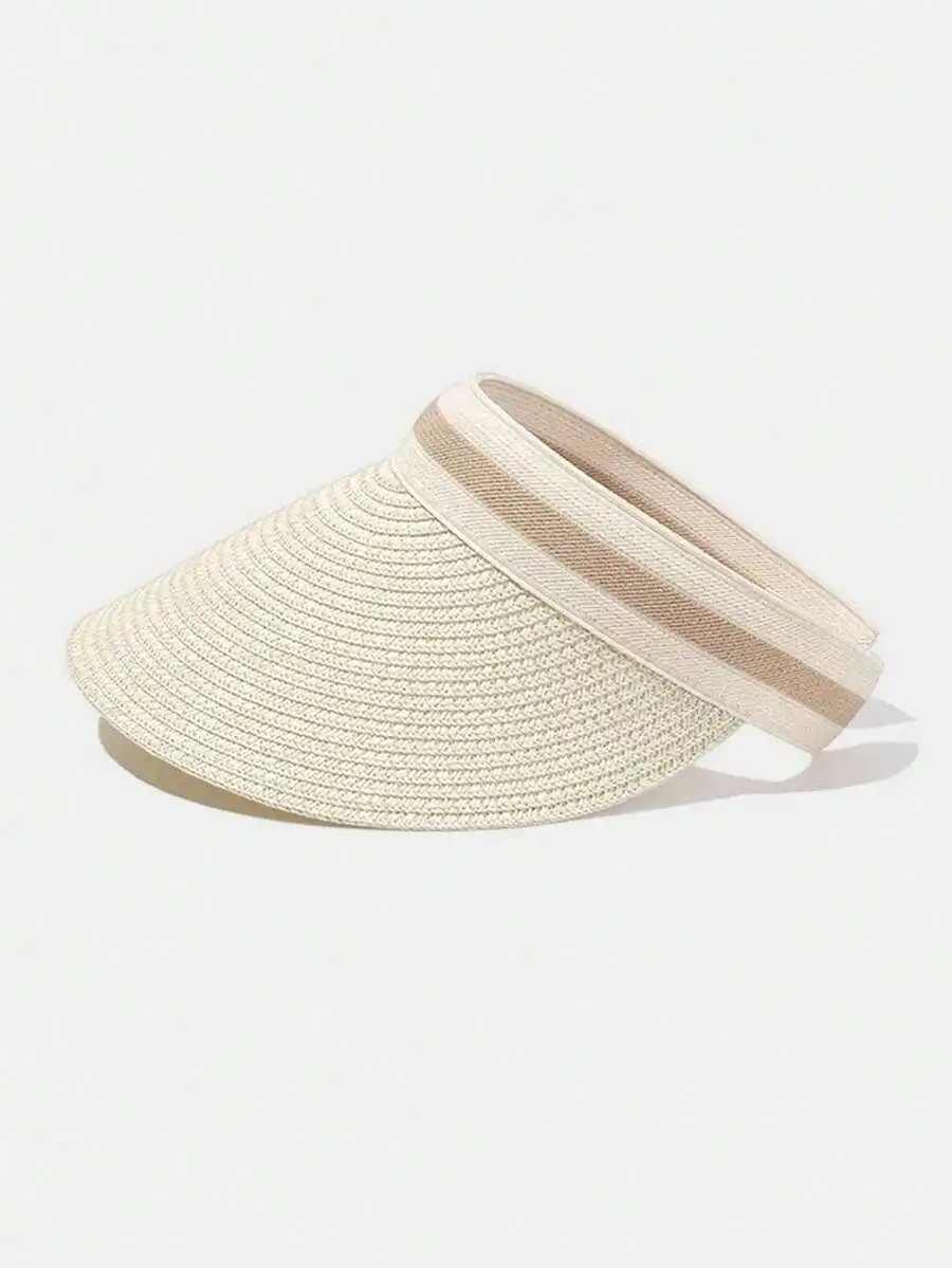 Breathable Wide Brim Sun Visor With Lace Detail For Summer Beach Outdoor Use
Breathable Wide Brim Sun Visor With Lace Detail For Summer Beach Outdoor Use