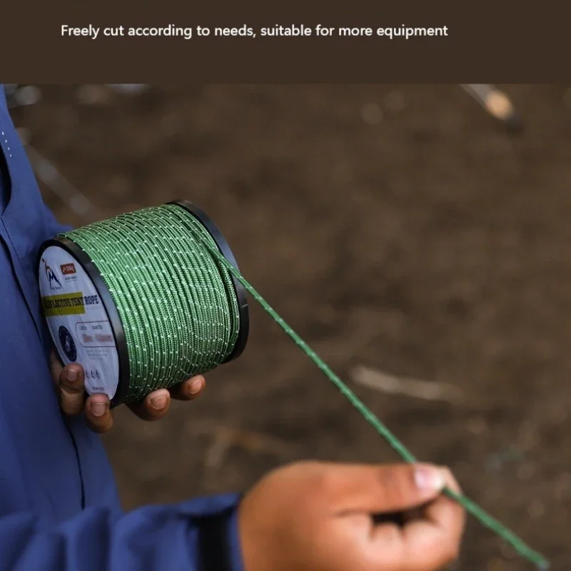 Ветрозащитный шнур для кемпинга: 50 м, диаметр 5 мм, усиленный, толстый, для палаток/тентов и с ночным светоотражающим покрытием
Ветрозащитный шнур для кемпинга: 50 м, диаметр 5 мм, усиленный, толстый, для палаток/тентов и с ночным светоотражающим покрытием