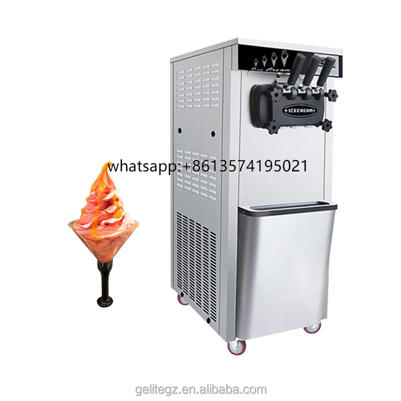 Made in China Factory Price 3 Flavor Soft Ice Cream Machine Commercial Ice Cream Maker Machines for Sale
Made in China Factory Price 3 Flavor Soft Ice Cream Machine Commercial Ice Cream Maker Machines for Sale