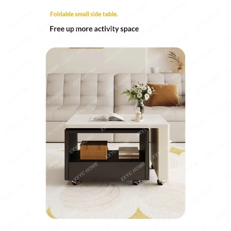 SLAny Size Custom Foldable Coffee Table Sintered Stone Top Mobile Storage Cabinet Rounded Corners
SLAny Size Custom Foldable Coffee Table Sintered Stone Top Mobile Storage Cabinet Rounded Corners