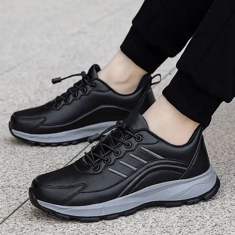 Натуральные кожаные нескользящие кроссовки-ботинки для мужчин, высокие, на плоской подошве, люксовые, спортивные, широкие, Kawaiis
Натуральные кожаные нескользящие кроссовки-ботинки для мужчин, высокие, на плоской подошве, люксовые, спортивные, широкие, Kawaiis