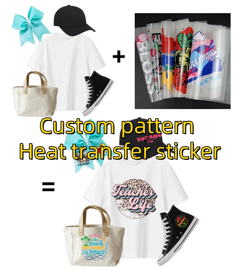 Custom or Catalog Pattern Order Heat Transfer Sticker Iron-On for Clothes Durable Vinyl Thermal Appliques Washable Patch
Custom or Catalog Pattern Order Heat Transfer Sticker Iron-On for Clothes Durable Vinyl Thermal Appliques Washable Patch