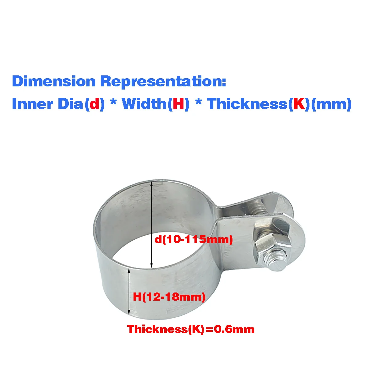 304 Stainless Steel Pipe Clamp / Horse Riding Clamp Bracket Pipe Buckle Hose Clamp Water Pipe Clamp
304 Stainless Steel Pipe Clamp / Horse Riding Clamp Bracket Pipe Buckle Hose Clamp Water Pipe Clamp