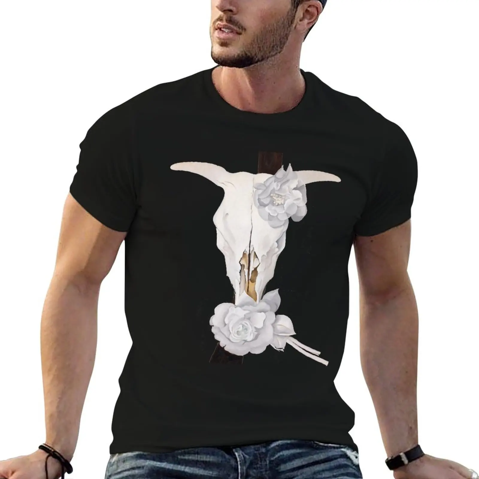Cow's Skull - Georgia O Keeffe T-Shirt anime t shirts oversize anime tshirt man t shirt cotton T-Shirt
Cow's Skull - Georgia O Keeffe T-Shirt anime t shirts oversize anime tshirt man t shirt cotton T-Shirt