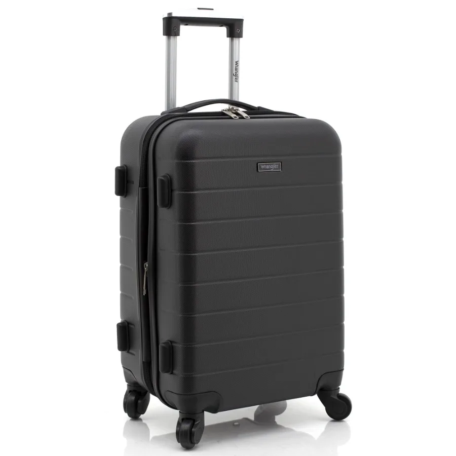 20" Unisex Hardside Spinner Rolling Luggage Black
20" Unisex Hardside Spinner Rolling Luggage Black
