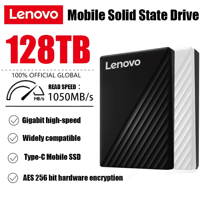 Lenovo Original Portable 2TB SSD 16TB External Hard Drive Type-C USB 3.0 High Speed 8TB External Storage Hard Disks For Laptops
Lenovo Original Portable 2TB SSD 16TB External Hard Drive Type-C USB 3.0 High Speed 8TB External Storage Hard Disks For Laptops