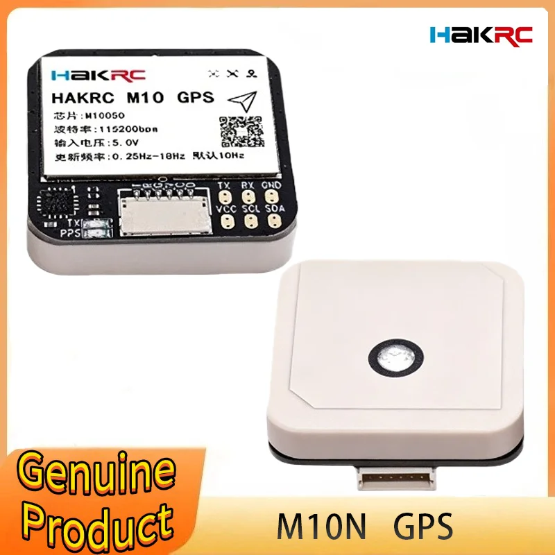 HAKRC M10 GPS Module with Compass Ceramic Antenna on-board LED Indicators 25x25mm for RC Airplane FPV Long Range
HAKRC M10 GPS Module with Compass Ceramic Antenna on-board LED Indicators 25x25mm for RC Airplane FPV Long Range