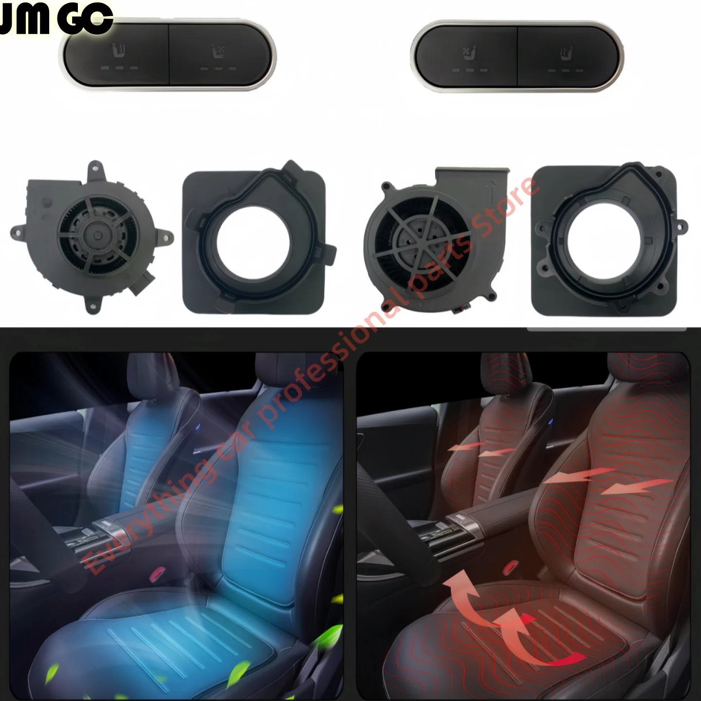 Car seat Cooling and Hheating for Mercedes-Benz A-Class W177 GLA W247 B-Class H247 front seat cushion blower Door button control
Car seat Cooling and Hheating for Mercedes-Benz A-Class W177 GLA W247 B-Class H247 front seat cushion blower Door button control