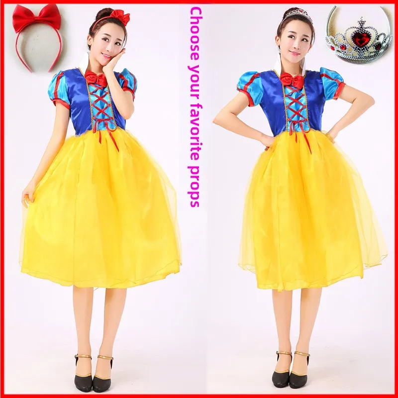 Halloween Snow White Dress Women's Adult Dress Improved Cosplay Adult Snow White Costume Polyester High Waist Skirt
Halloween Snow White Dress Women's Adult Dress Improved Cosplay Adult Snow White Costume Polyester High Waist Skirt