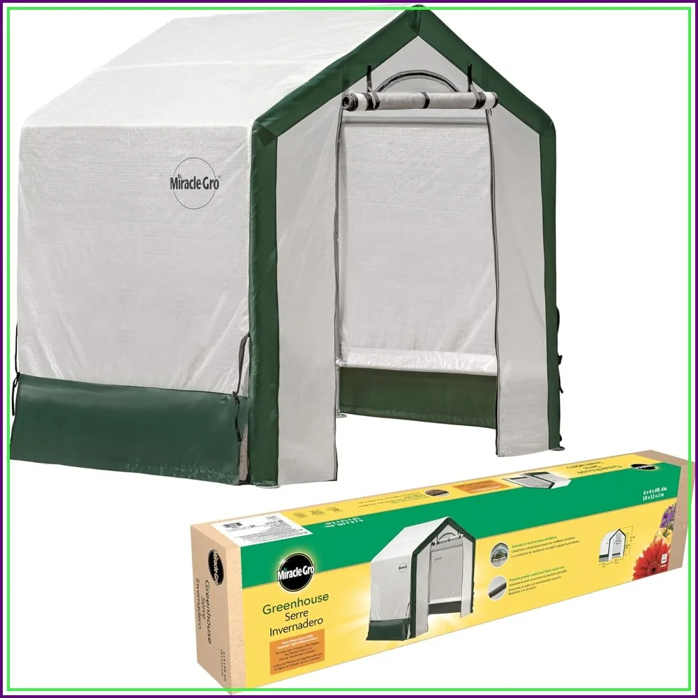 Compact Walk-in Greenhouse Tent for Patio, 6x4x6 ft, UV-Treated Cover, Easy Assembly, All-Season Plant Growth
Compact Walk-in Greenhouse Tent for Patio, 6x4x6 ft, UV-Treated Cover, Easy Assembly, All-Season Plant Growth