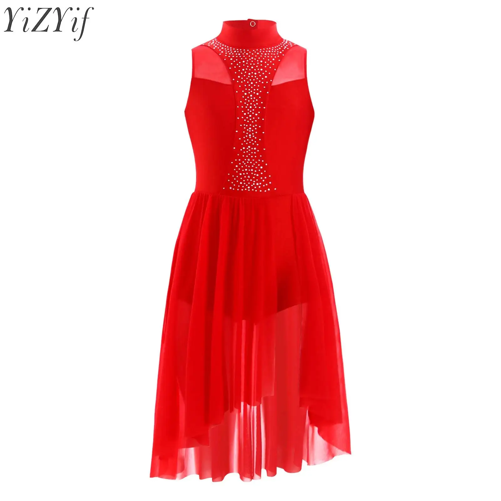 Girls Ballet Leotard Dress Children Sleeveless Cutout Back Side Split Asymmetrical Hem Lyrical Performance Ballerina Dancewear
Girls Ballet Leotard Dress Children Sleeveless Cutout Back Side Split Asymmetrical Hem Lyrical Performance Ballerina Dancewear