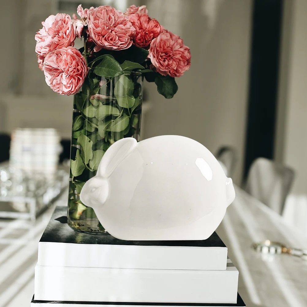 Ceramic Rabbit Decor Exquisite Desktop Easter Decoration Home Garden Adornment Ceramic Rabbit Craft Home Scene Adornment
Ceramic Rabbit Decor Exquisite Desktop Easter Decoration Home Garden Adornment Ceramic Rabbit Craft Home Scene Adornment