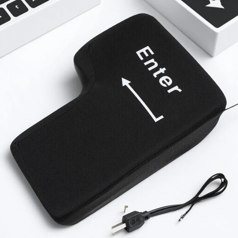 Veemoon Giant Enter Key Pillow Nap Cushion Memory Foam Core USB Cable Stress Relief Office Desk Laptop Use
Veemoon Giant Enter Key Pillow Nap Cushion Memory Foam Core USB Cable Stress Relief Office Desk Laptop Use