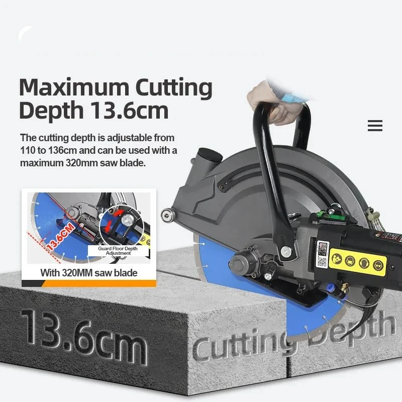 DE1320 220V Concrete Road Cutting Machine Cement Road Cutting Machine Stone Slotting and Wall Cutting Machine
DE1320 220V Concrete Road Cutting Machine Cement Road Cutting Machine Stone Slotting and Wall Cutting Machine