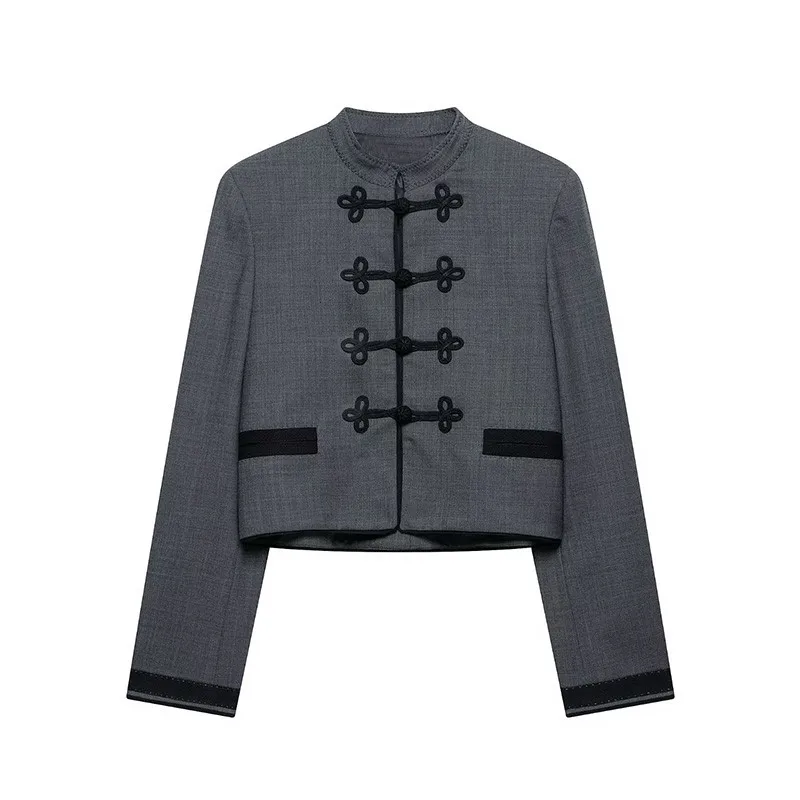 Women's Fireman Clasp Jacket New 2026 Spring Autumn Women Simple O-Neck Long Sleeve Straight Hem Coats Female Outerwear Tops
Women's Fireman Clasp Jacket New 2026 Spring Autumn Women Simple O-Neck Long Sleeve Straight Hem Coats Female Outerwear Tops