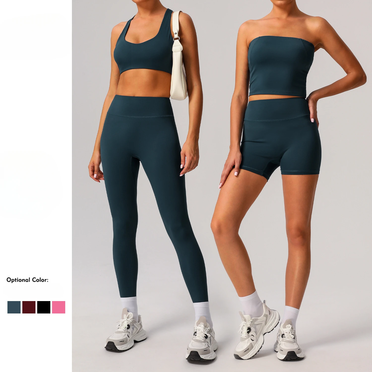 Seamless Yoga Sets Sports Fitness High Waist Hip Raise Tight Quick-drying Running training Workout Clothes Gym Set for Women
Seamless Yoga Sets Sports Fitness High Waist Hip Raise Tight Quick-drying Running training Workout Clothes Gym Set for Women