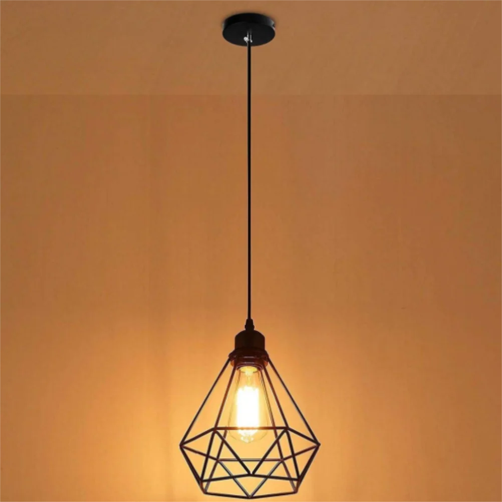 Vintage Diamond Shape Cage Lampshade Industrial Retro Metal Bird Cage Bulb Guard Light Lamp Holder
Vintage Diamond Shape Cage Lampshade Industrial Retro Metal Bird Cage Bulb Guard Light Lamp Holder