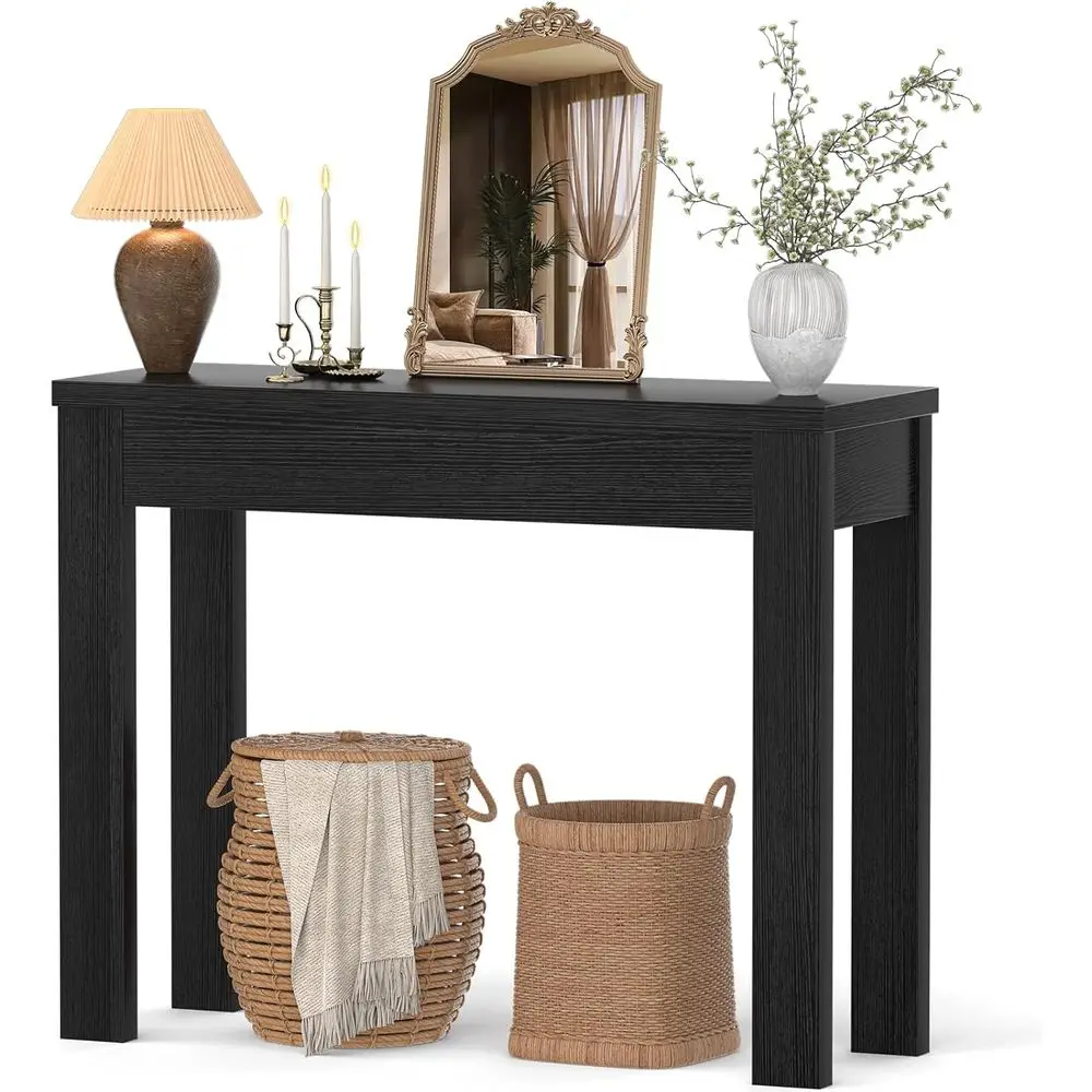 Wooden Entryway Table, 32 Long, Sleek Black for Hallway or Living Room
Wooden Entryway Table, 32 Long, Sleek Black for Hallway or Living Room