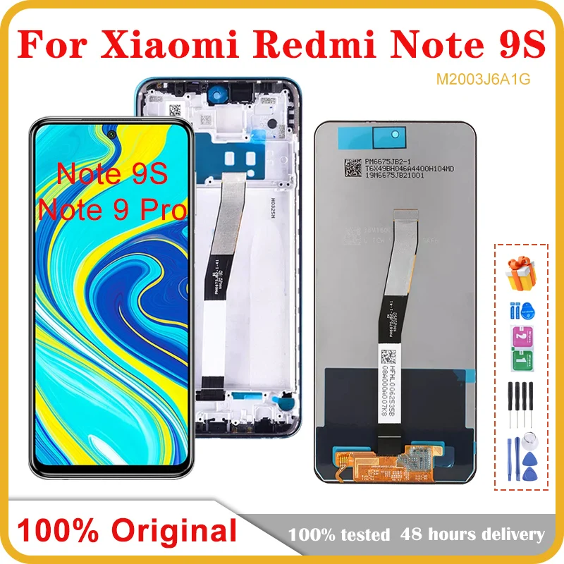 Оригинальный ЖК-дисплей 6,67 дюйма для Xiaomi Redmi Note 9S, ЖК-дисплей с сенсорным экраном, дигитайзер для Redmi Note 9 Pro 9Pro M2003J6A1G, сменный ЖК-дисплей
Оригинальный ЖК-дисплей 6,67 дюйма для Xiaomi Redmi Note 9S, ЖК-дисплей с сенсорным экраном, дигитайзер для Redmi Note 9 Pro 9Pro M2003J6A1G, сменный ЖК-дисплей