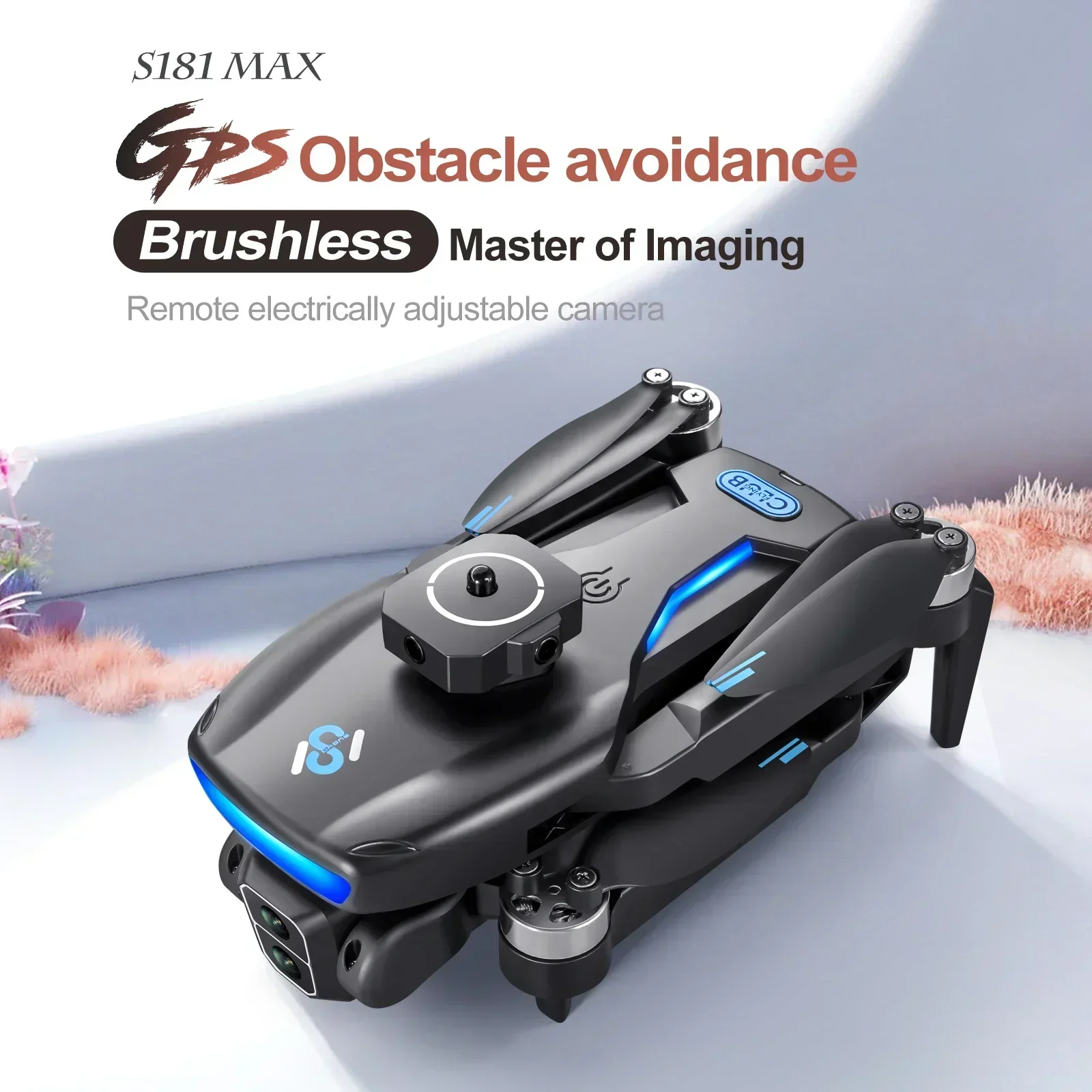 New S181 5G GPS Drone 8K Professional HD Dual Camera Folding Quadcopter Obstacle Avoidance Drone Toy Christmas New Year Gift 
New S181 5G GPS Drone 8K Professional HD Dual Camera Folding Quadcopter Obstacle Avoidance Drone Toy Christmas New Year Gift