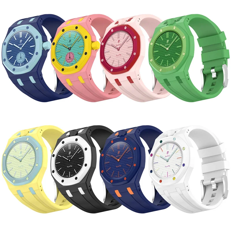 PC Case+Silicone Strap for Swatch x AP Royal pop Pocket watch Changer to Wristwatch Integrated Modification Accessories
PC Case+Silicone Strap for Swatch x AP Royal pop Pocket watch Changer to Wristwatch Integrated Modification Accessories