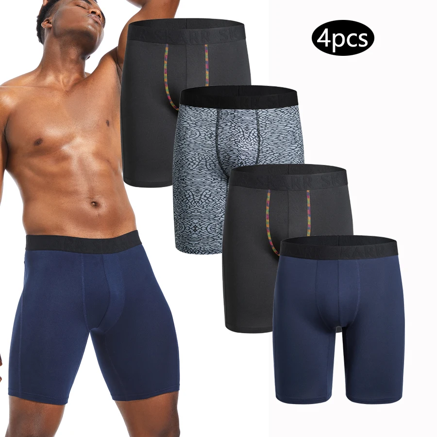 4pcs long Men's underpants Sports Leggings Boxer shorts mens polyester underwear man Quick-drying boxer for men Bottom Shorts
4pcs long Men's underpants Sports Leggings Boxer shorts mens polyester underwear man Quick-drying boxer for men Bottom Shorts