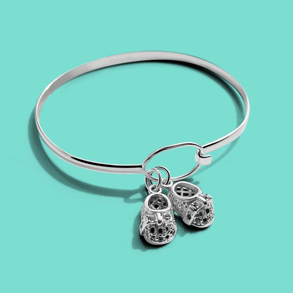 Нежные милые туфли с подвеской, женский браслет из стерлингового серебра 925 пробы, не выцветает, подарок для девочек на годовщину, Pulsera Браслет
Нежные милые туфли с подвеской, женский браслет из стерлингового серебра 925 пробы, не выцветает, подарок для девочек на годовщину, Pulsera Браслет