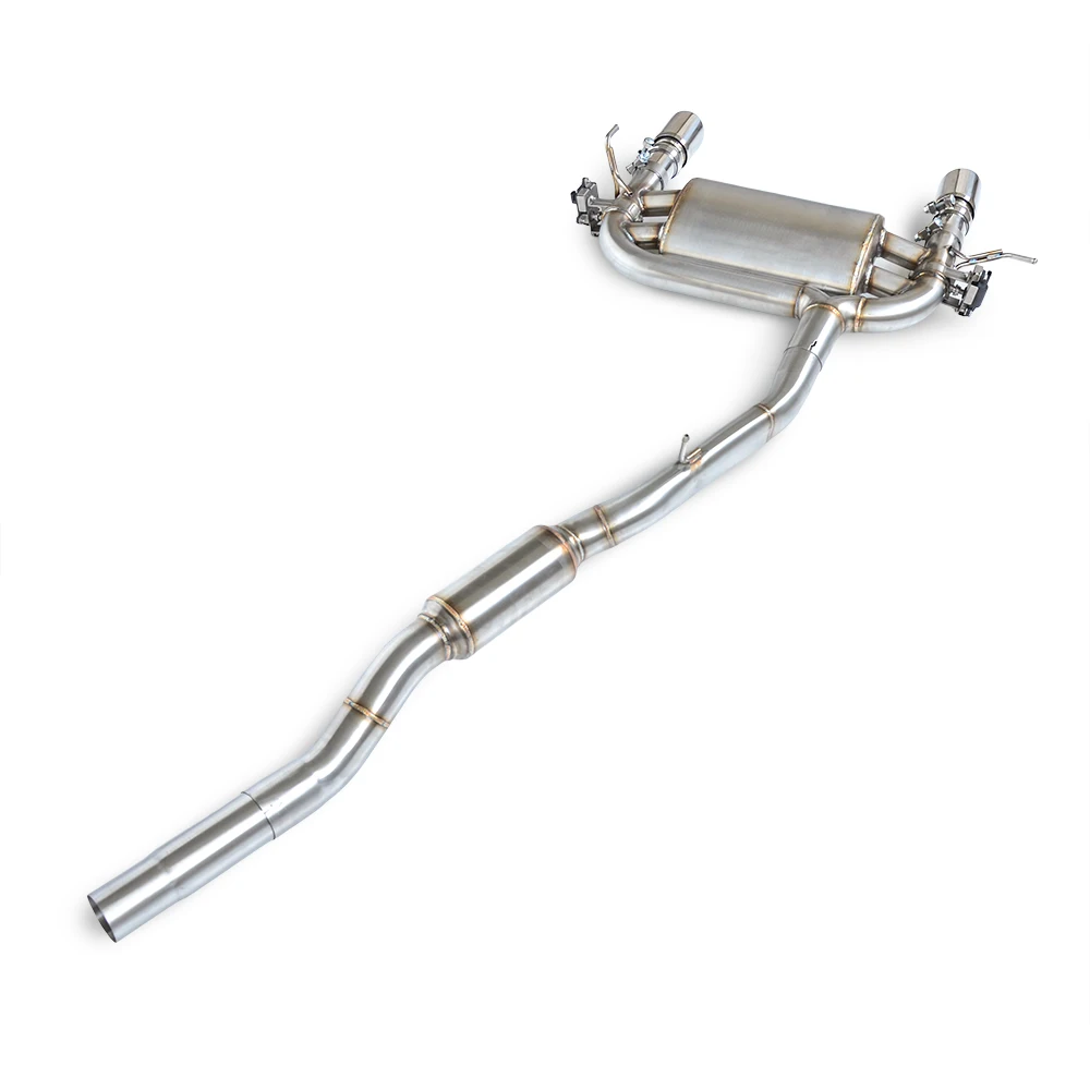 Cat-back exhaust for Audi TT MK1 1.8T 1998-2006 stainless steel high-performance exhaust system with valve 
Cat-back exhaust for Audi TT MK1 1.8T 1998-2006 stainless steel high-performance exhaust system with valve