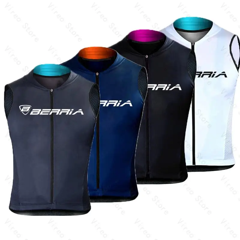 BERRIA Cycling Vest Summer Windproof Sports Run Road Mountain Men's Sleeveless Cycling Jersey Gilet Bicycle Breathable Vests
BERRIA Cycling Vest Summer Windproof Sports Run Road Mountain Men's Sleeveless Cycling Jersey Gilet Bicycle Breathable Vests