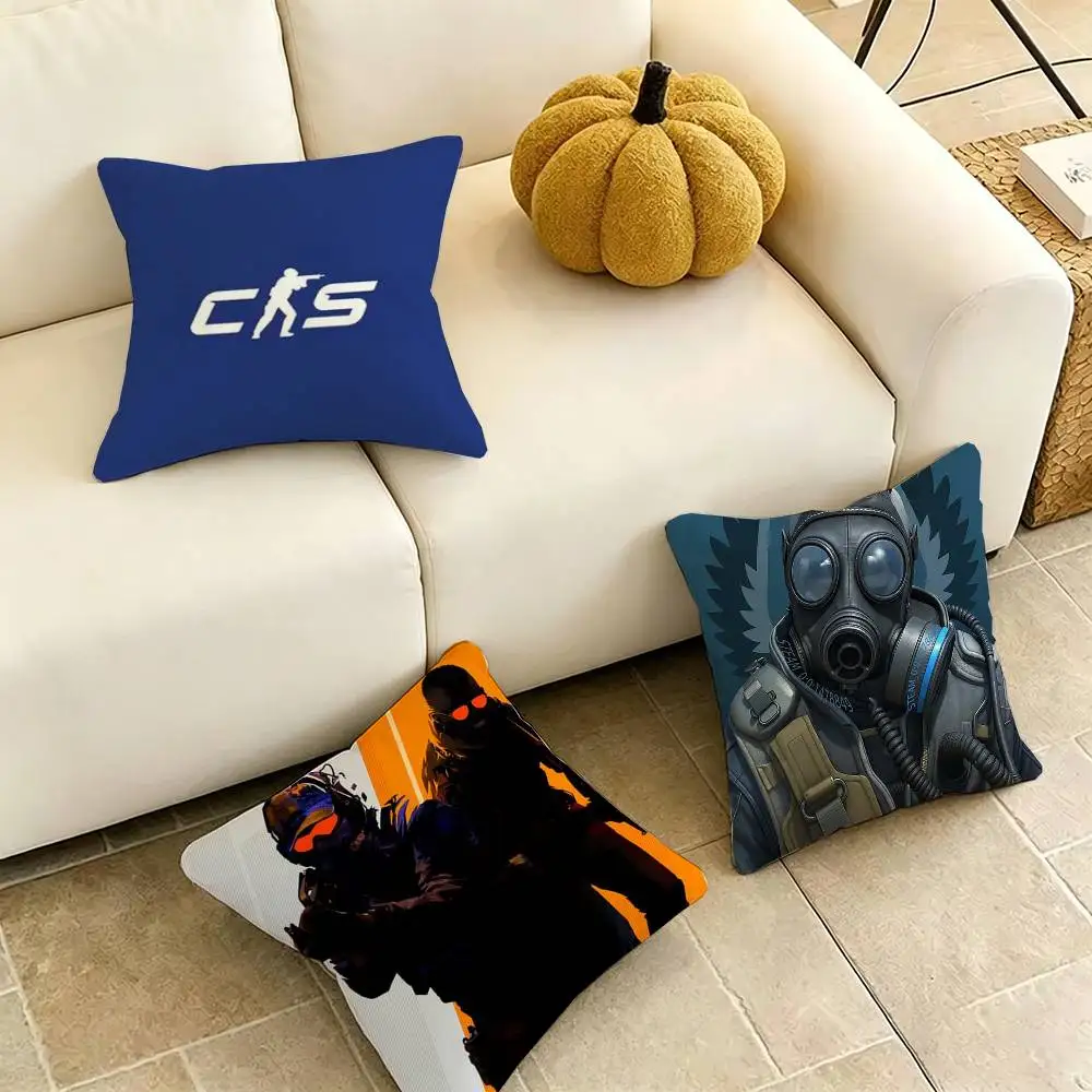 Game CS2 C-Counter Strike2 Square Double-Sided printed Pillow Case Bedroom Bedside Pillow Sofa Cushion Cover Gift
Game CS2 C-Counter Strike2 Square Double-Sided printed Pillow Case Bedroom Bedside Pillow Sofa Cushion Cover Gift